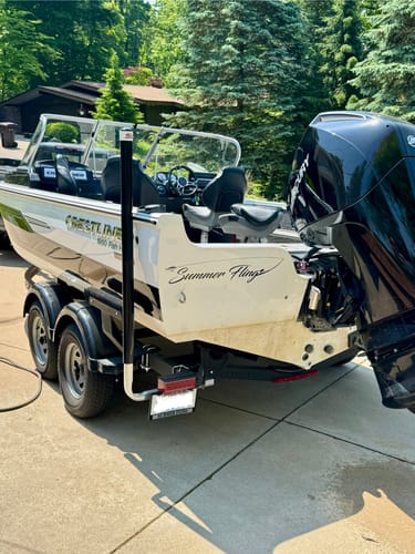 Customer photo review of Custom Digital Boat Name Logo Design