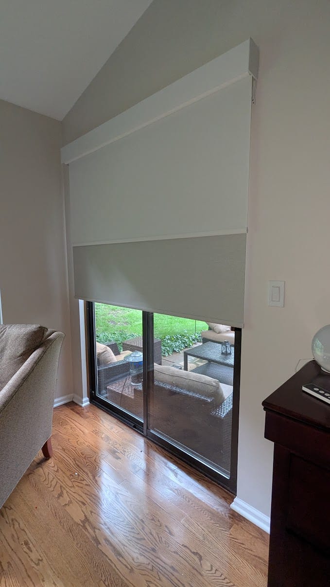 Customer photo review of SmartWings Motorized Dual Shade Harmony Duo Plus