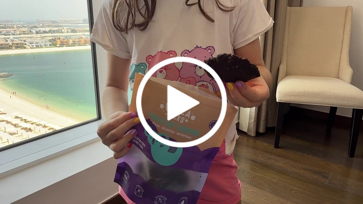 Customer video review of Choco Oat Cookies GF/DF (8pcs)