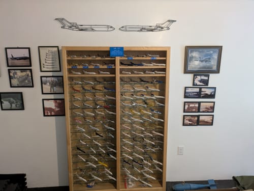 Customer photo review of 727 Metal Aircraft Wall Art - NCP0005