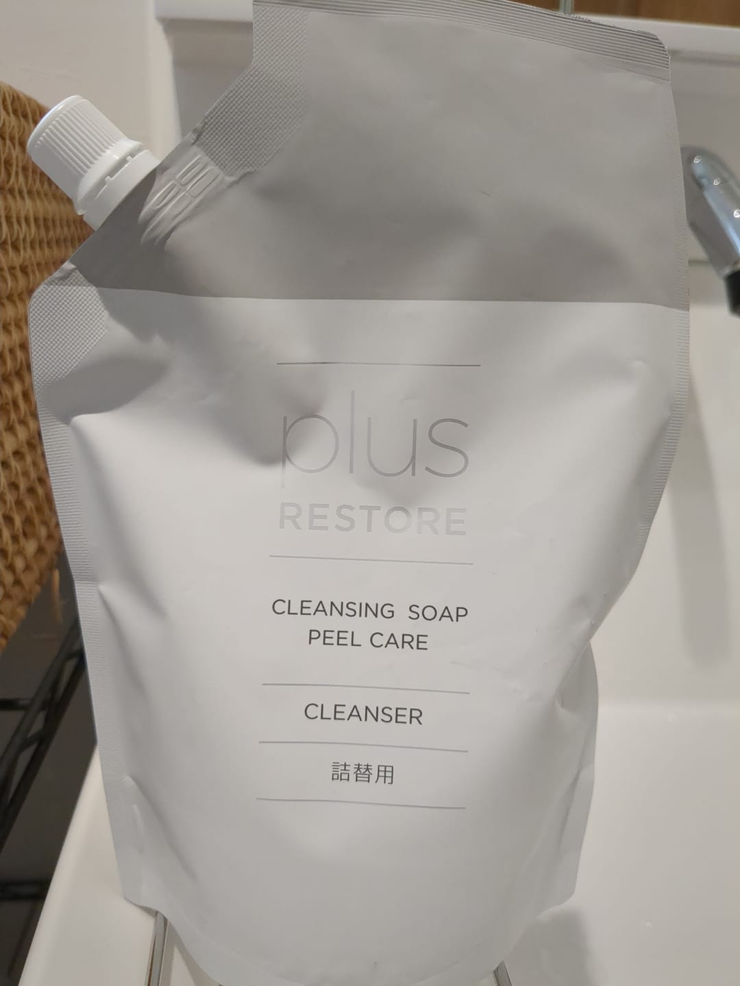 Customer photo review of クレンジングソープ泡ピールケア 詰替用（大容量タイプ）