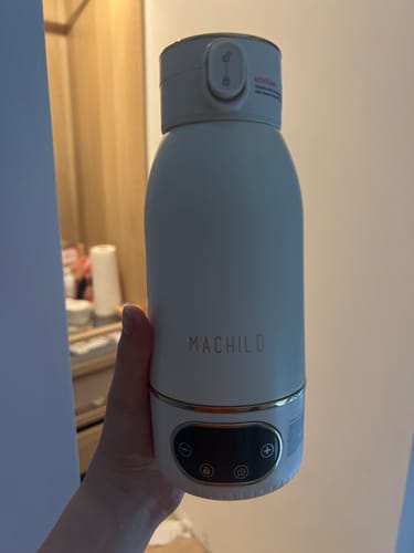 Customer photo review of Tragbarer Fläschchenwärmer + Milchpulverbox + Schnell-Ladegerät