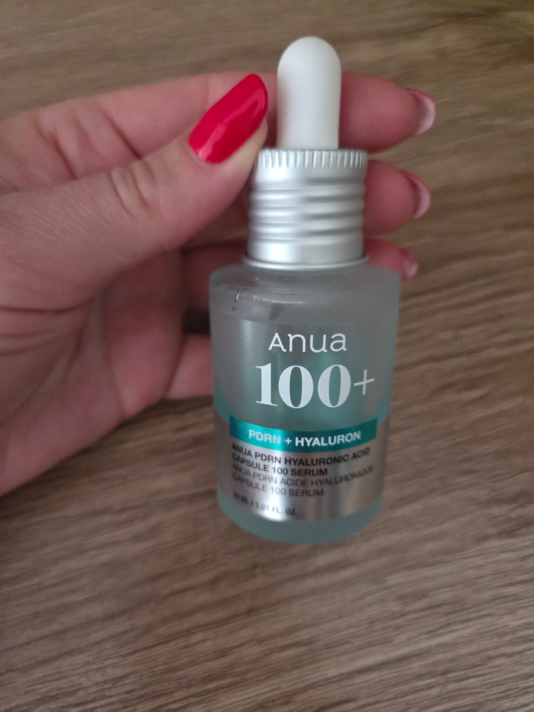 Customer photo review of Serums ar PDRN mirdzuma piešķiršanai ādai Anua PDRN Hyaluronic Acid Capsule 100 Serum