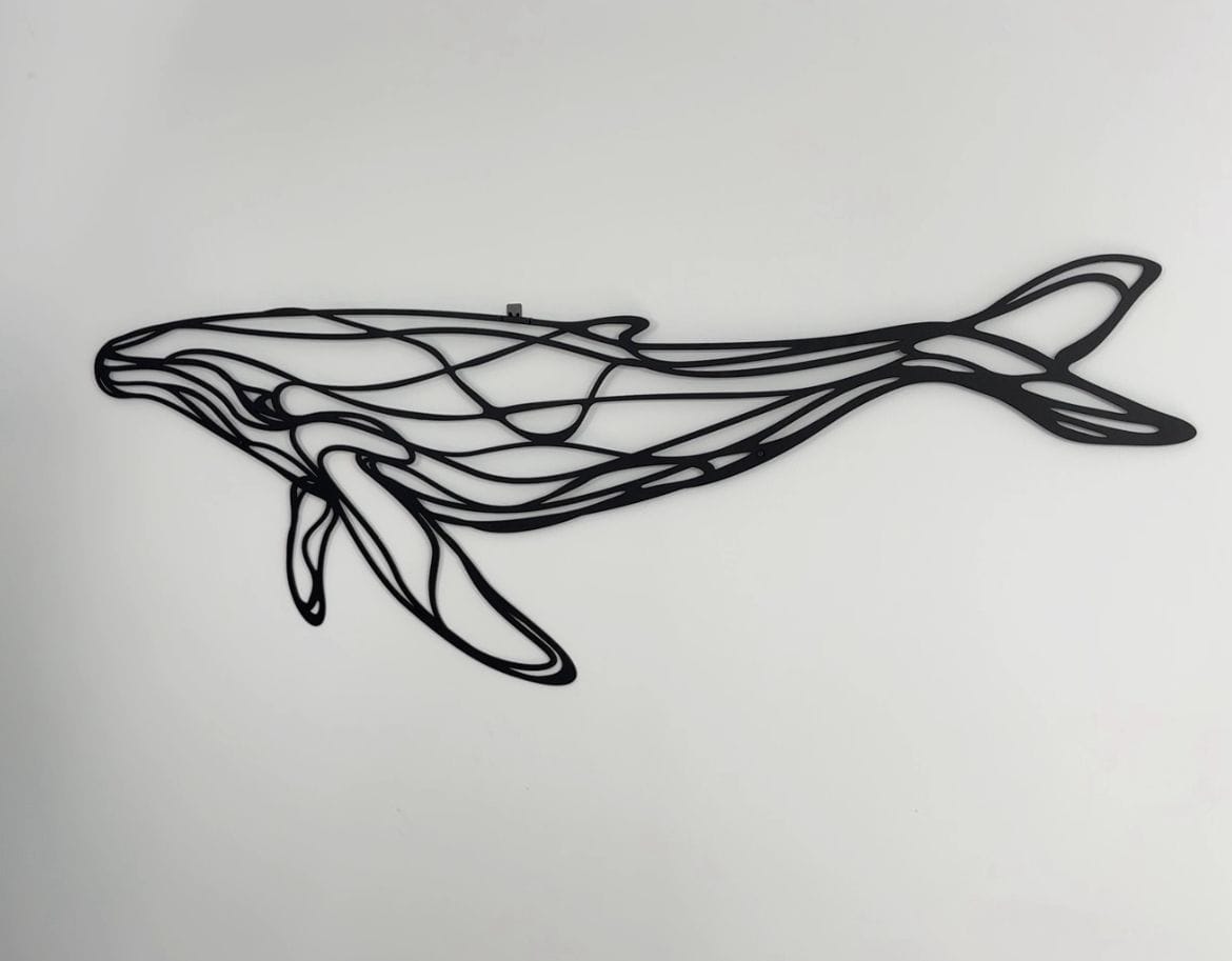 Customer photo review of Humpback Whale - Metal Wall Art