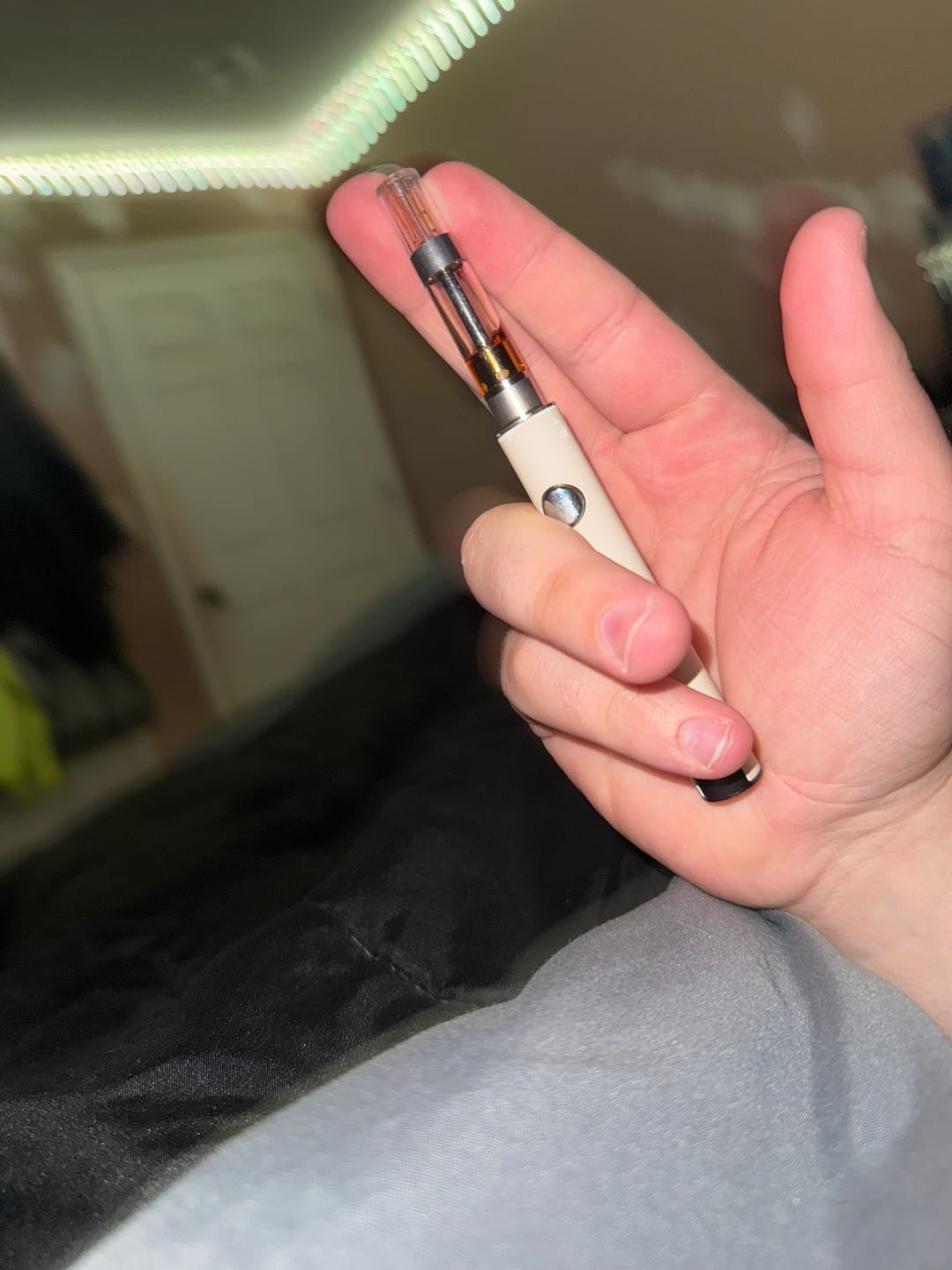 Customer photo review of 1 Gram HHC Vape Cartridge - Tropicana Cookies | Sativa