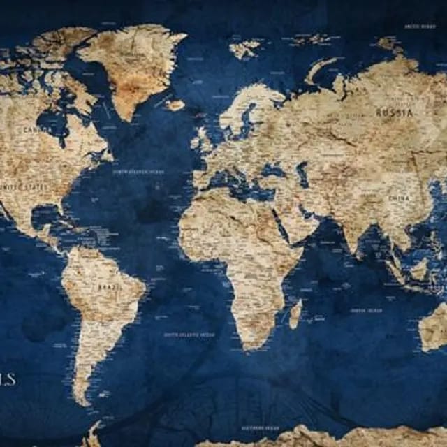 Customer photo review of Custom Push Pin World Map Personalized Travel Tracker Canvas Gift Framed Anniversary Decor for Couples or Family Adventures