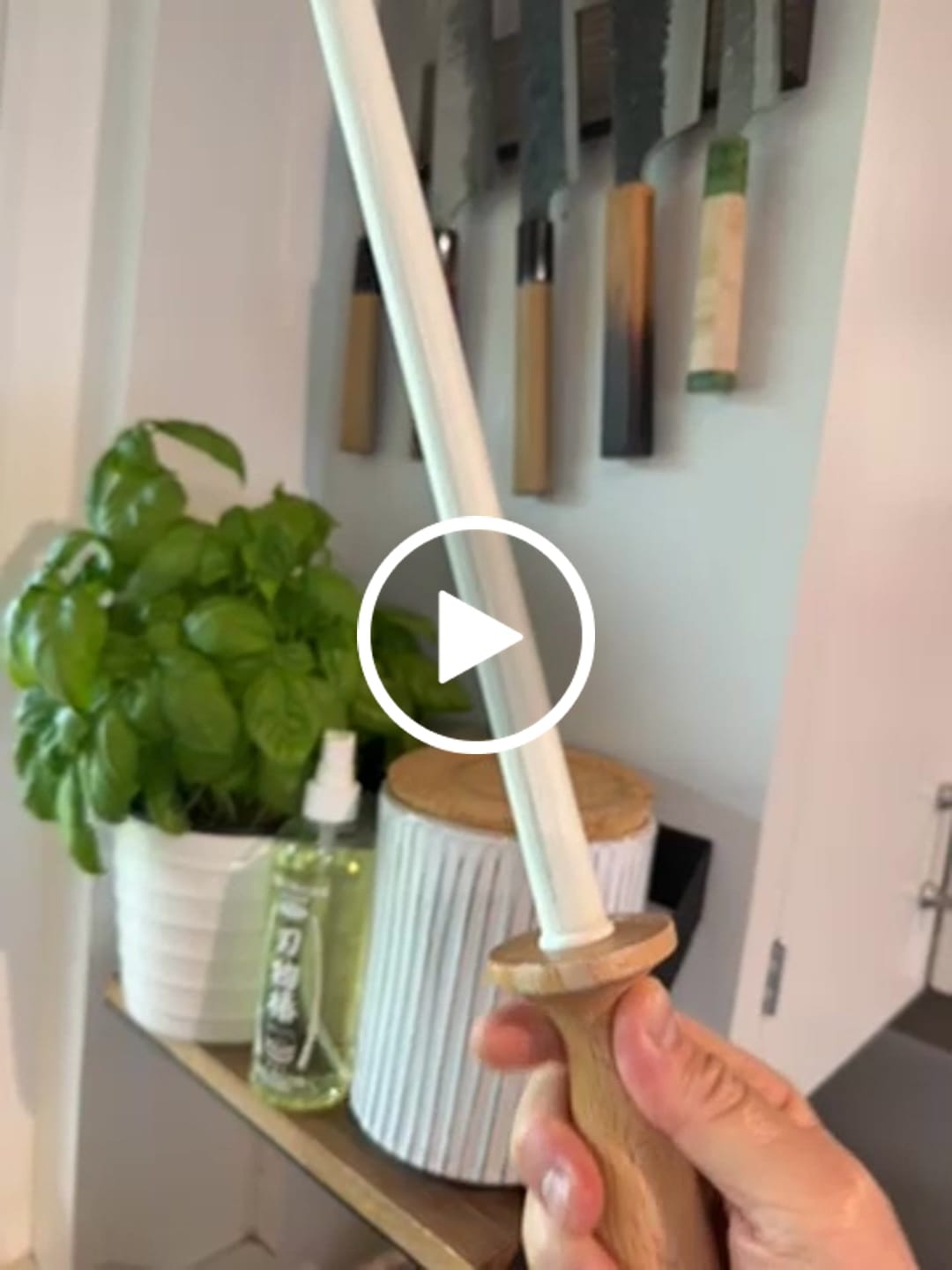 Customer video review of Ceramic Honing Rod (50% OFF with any Knife)