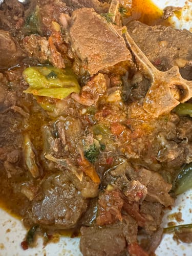 Customer photo review of Halal Veal Shank Cross-Cut - Nihari