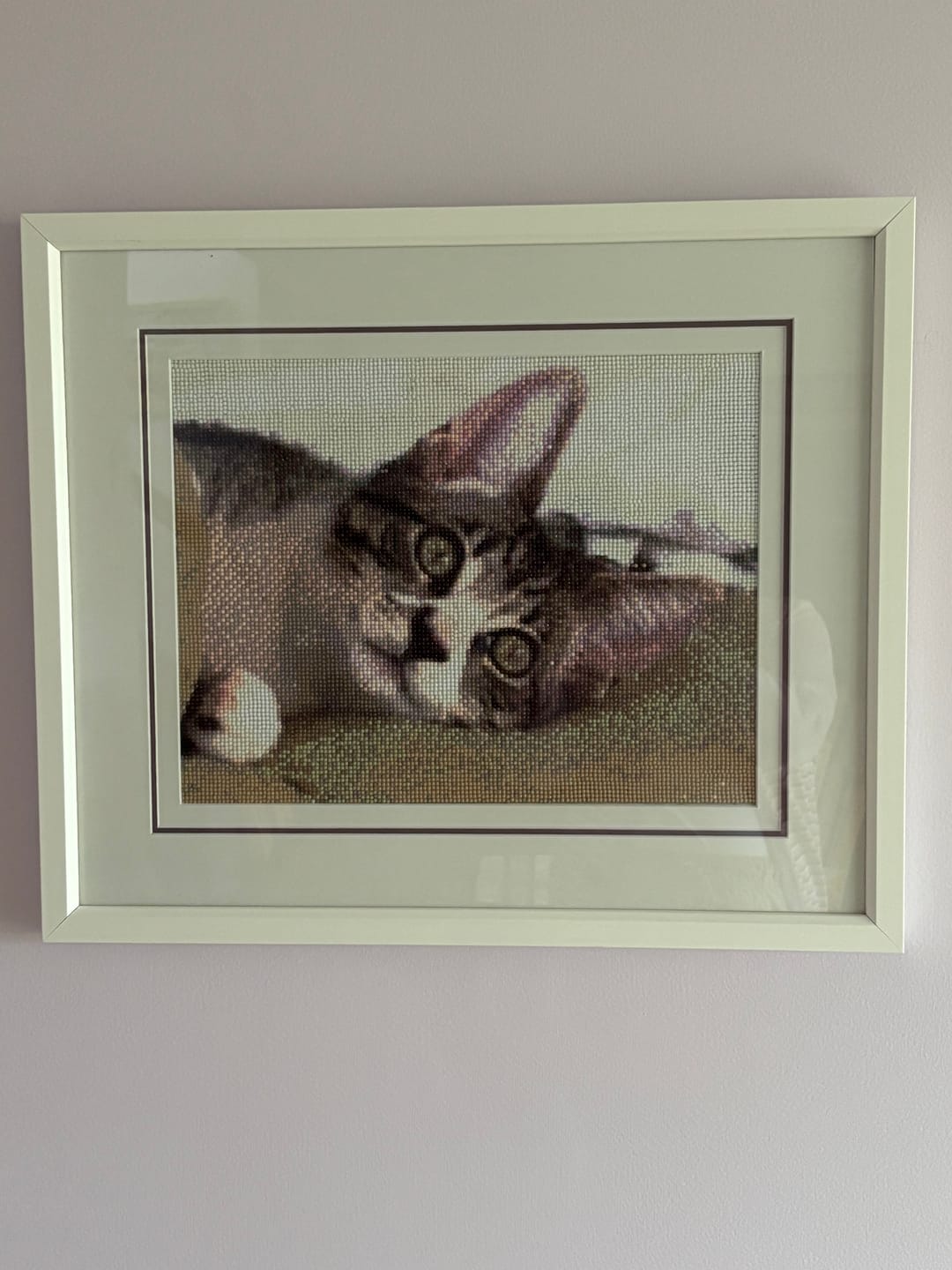 Customer photo review of Custom Diamond Painting