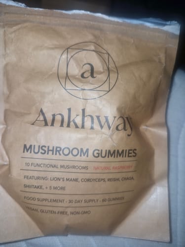 Customer photo review of Mushroom Gummies