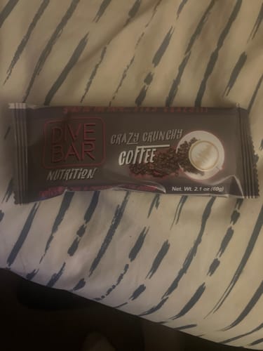 Customer photo review of Crazy Crunchy Coffee - 6 Bars