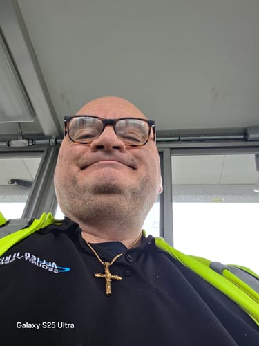Customer photo review of FREE Today: 3color Crucifix Pendant Necklace: Divine Amulet of Faith