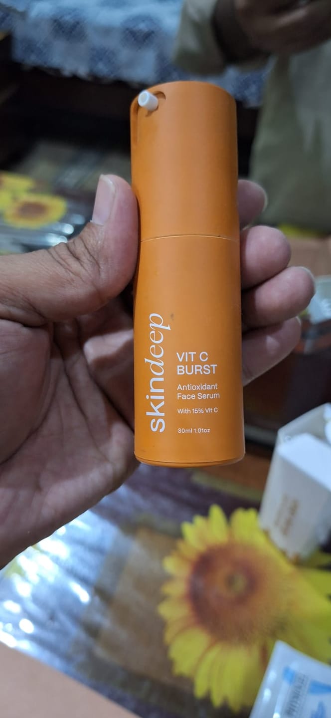 Customer photo review of Vit C BURST - Antioxidant Face Serum