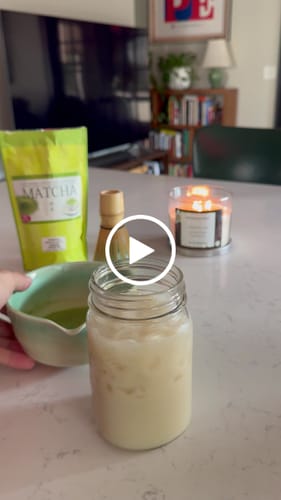 Customer video review of Premium Matcha Latte Powder