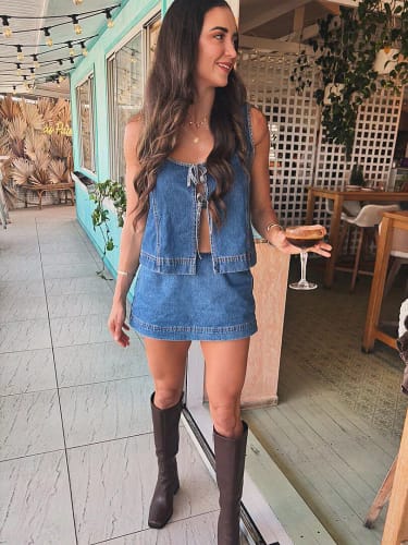 Customer photo review of Steffy | Denim Set