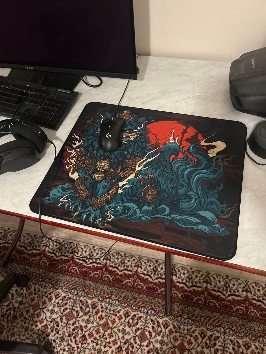 Customer photo review of ESPTiger Qingsui 3 Mousepad