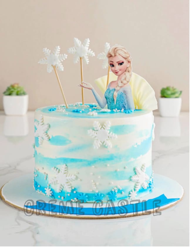 Customer photo review of Frozen Magical Cake
