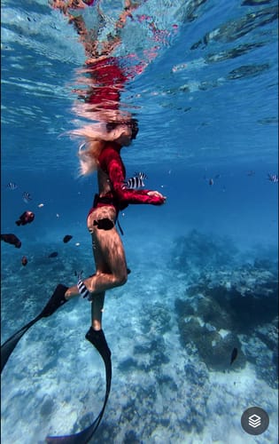 Customer photo review of Luna Long Sleeve Swimwear