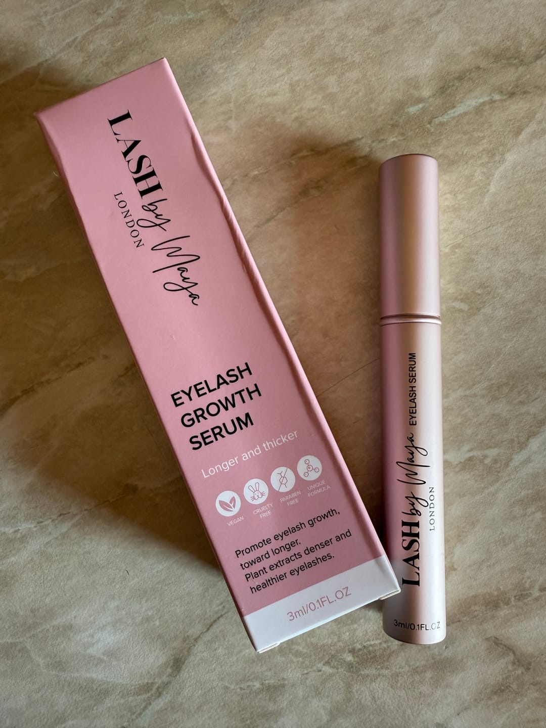 Customer photo review of SÉRUM DE CROISSANCE POUR CILS