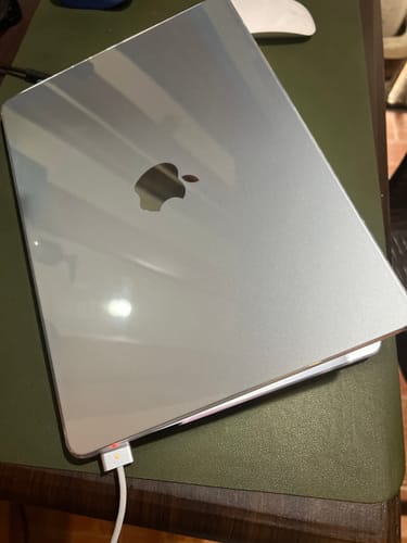 Customer photo review of Crystal Clear Macbook Case