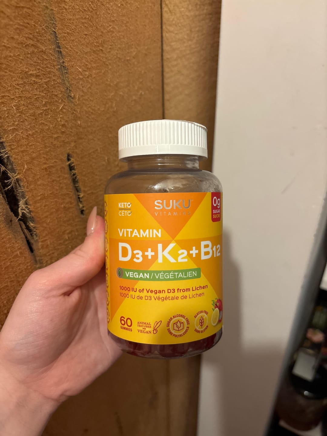 Customer photo review of Suku - Vitamine D3+K2+B12 60 jujubes