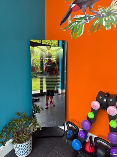 Customer photo review of MAGIC AI: Fitness Smart Mirror