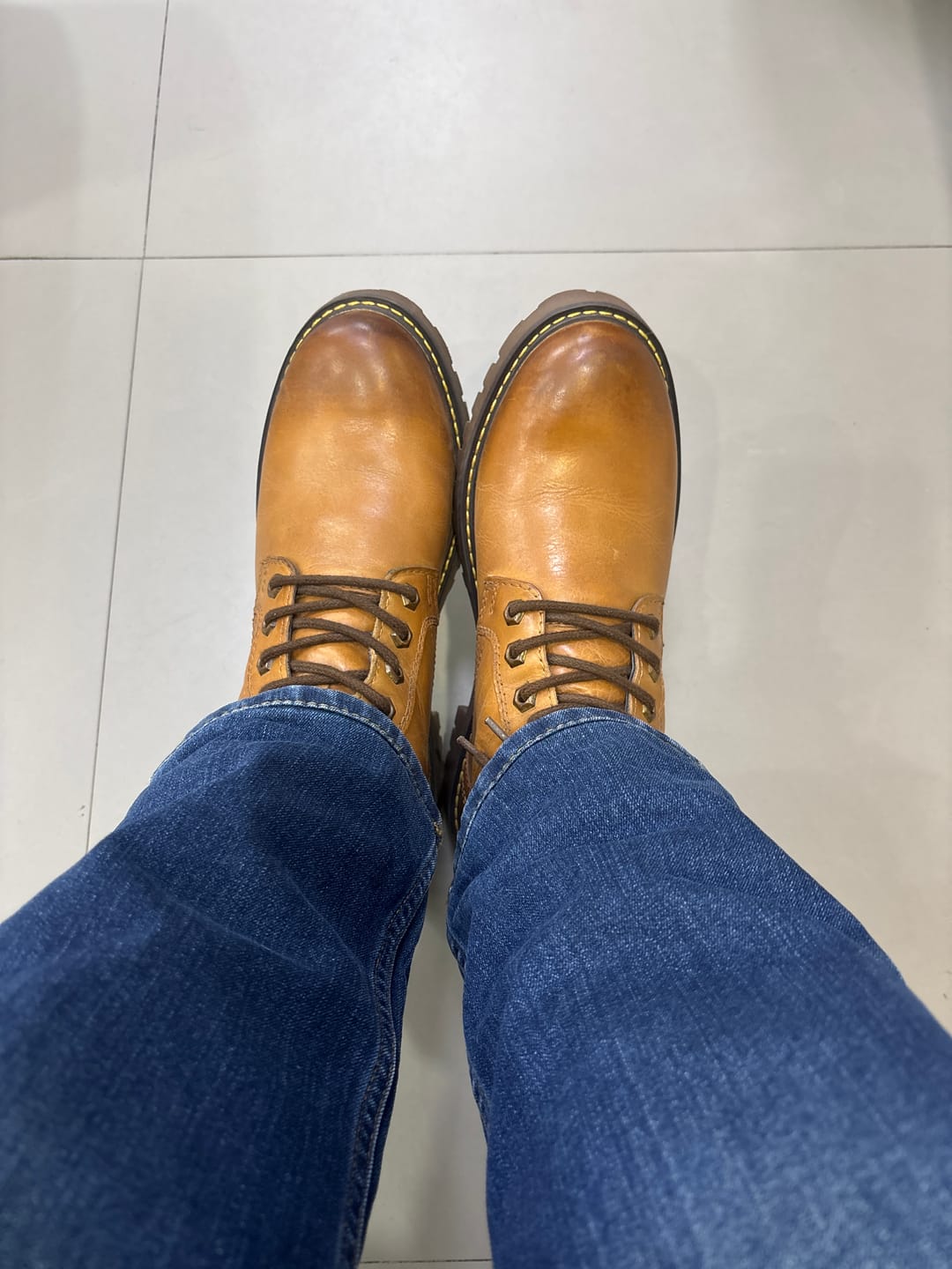 Customer photo review of boots derby vintage stallion