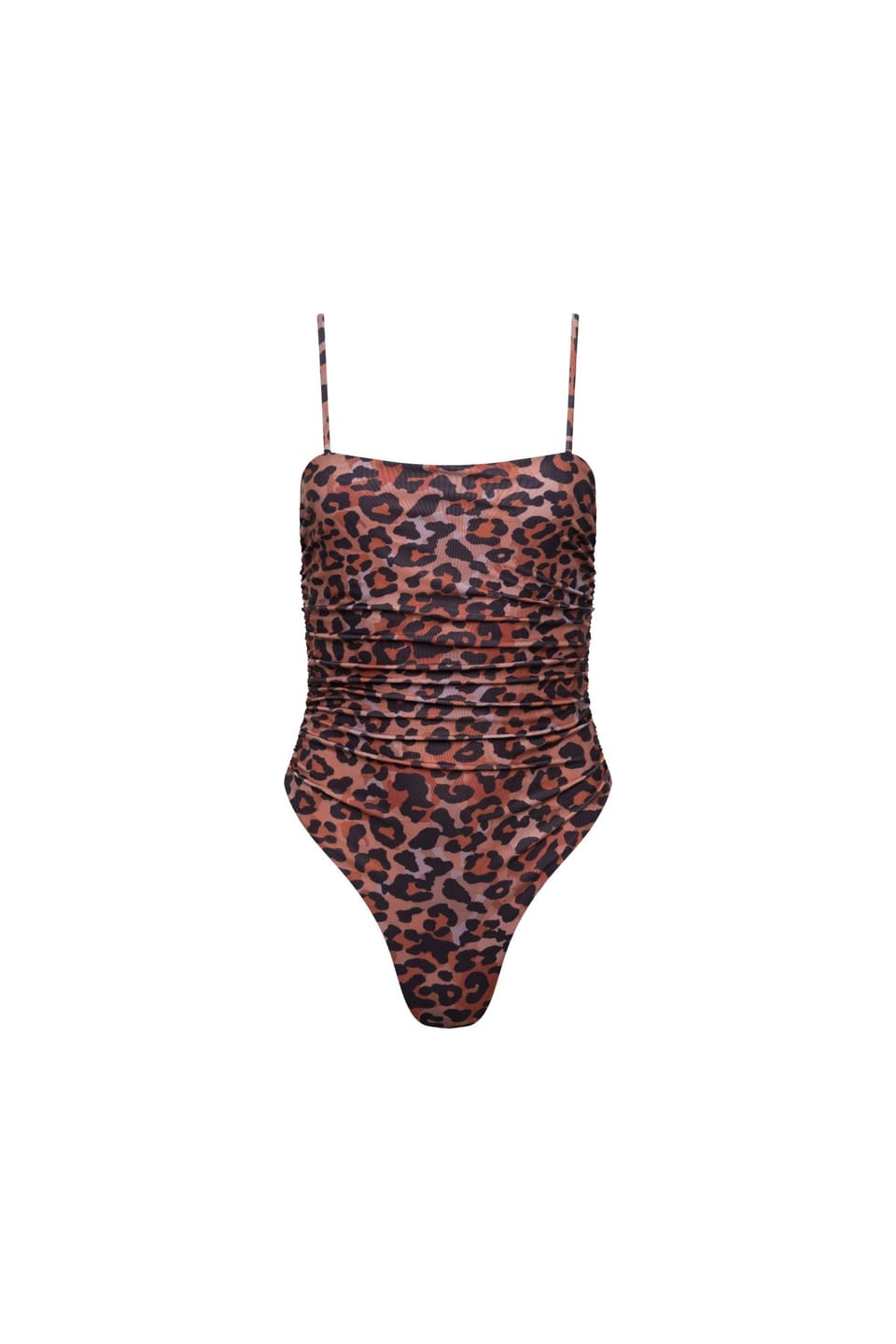 Customer photo review of Seychelles Ruched One Piece Leopard