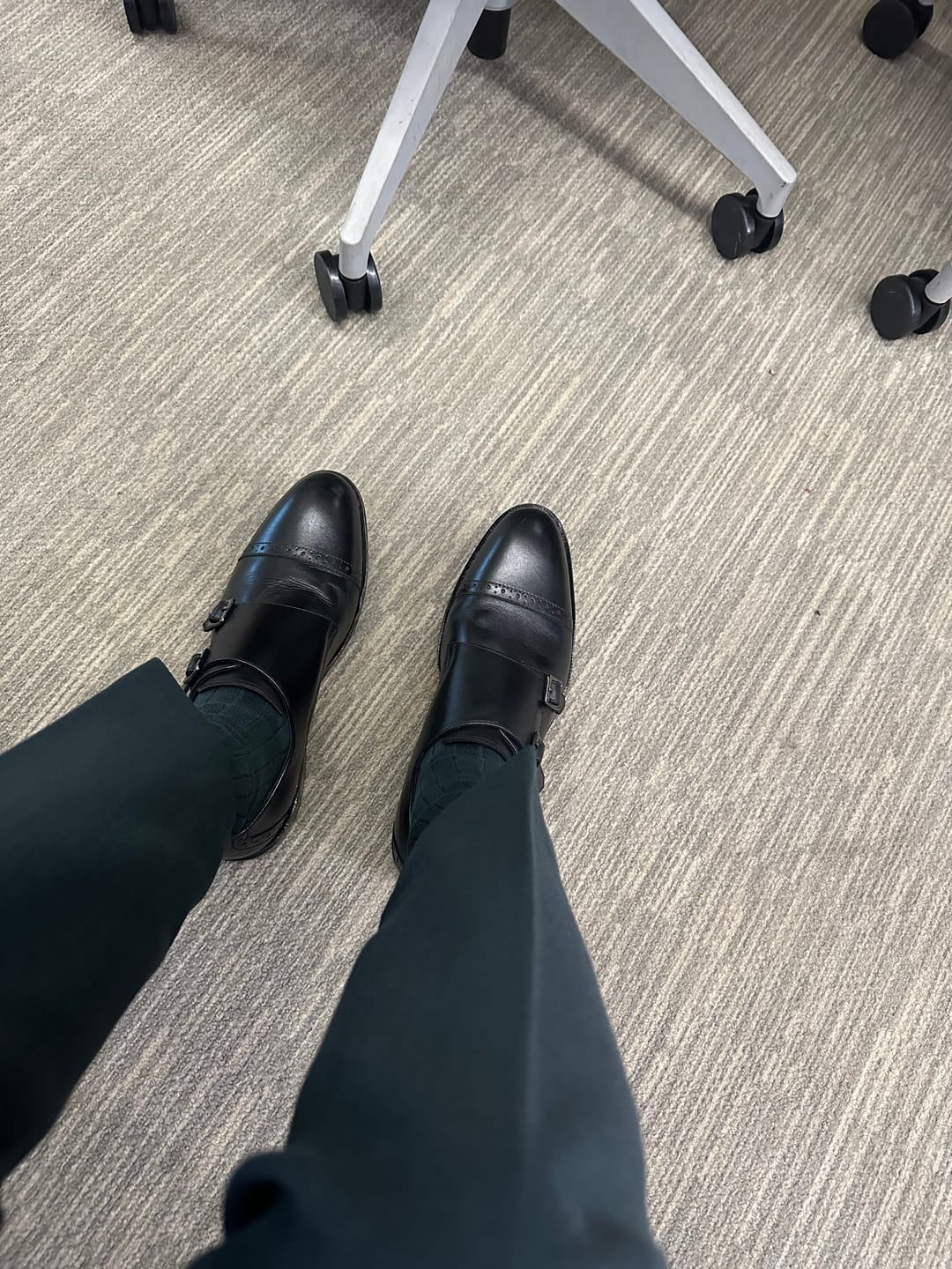 Customer photo review of Goodyear Welted - Double Monk Strap - Black