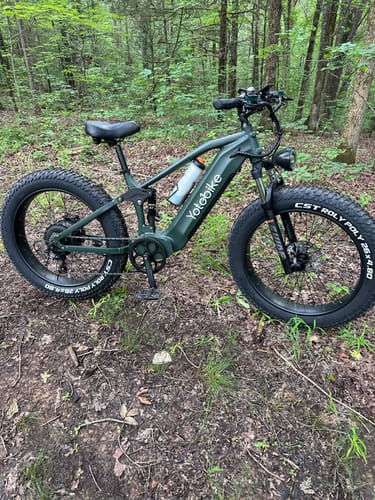 Customer photo review of Yoto Leopard Pro+ Fat Tire Full Suspension Ebike - New Upgrade