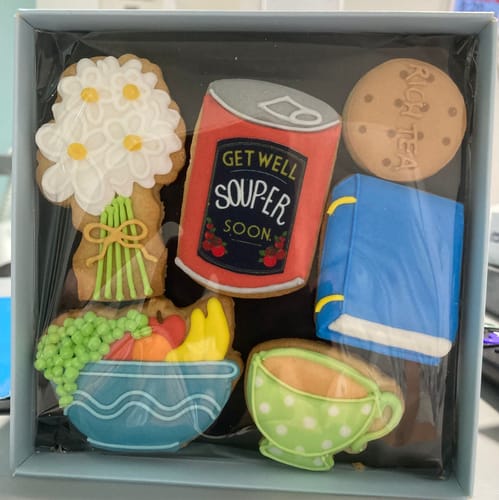 Customer photo review of Get Well Soup-er Soon Biscuit Box