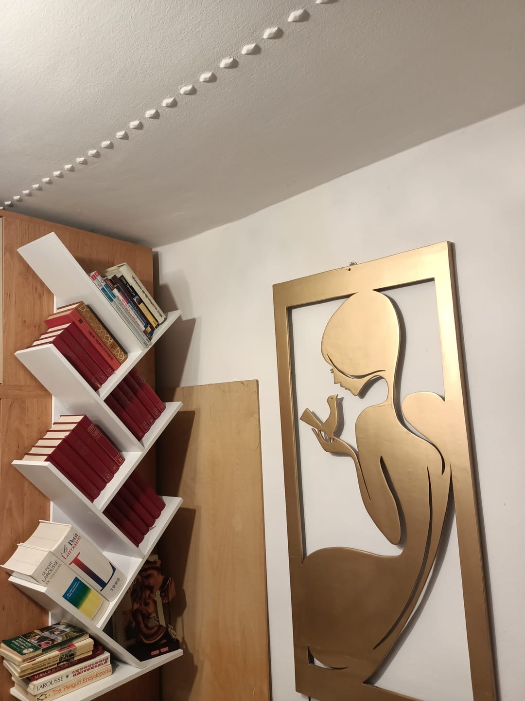 Customer photo review of Biblioteca BAKI NEW TYP 2, alb, DTD laminat, 40x20x115 cm