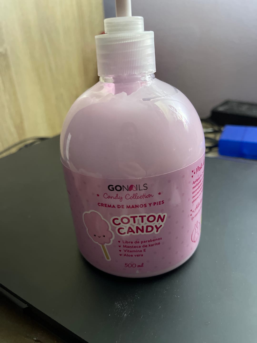 Customer photo review of Crema de Manos y pies Cotton Candy