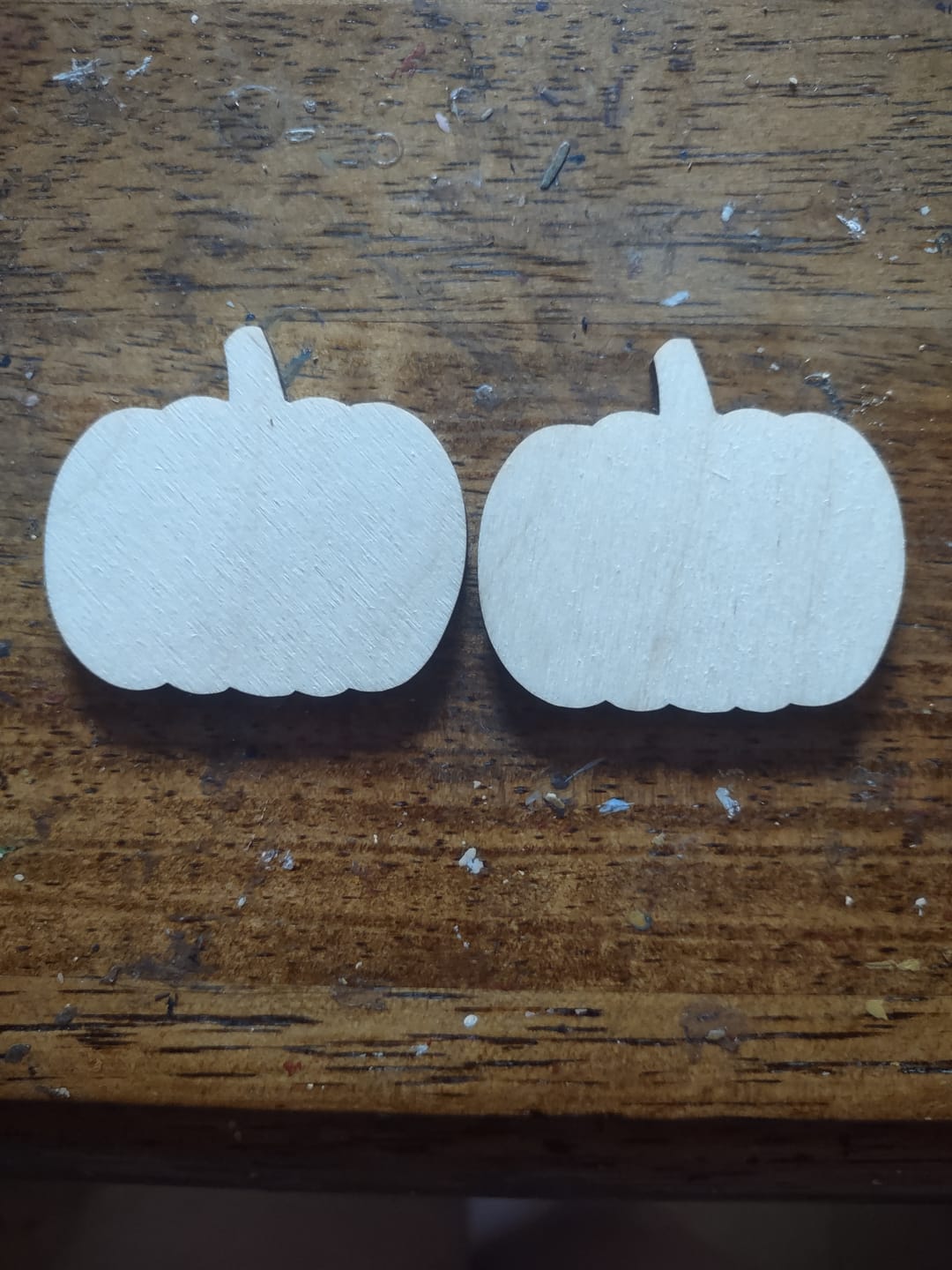 Customer photo review of Unfinished Wood Pumpkin Silhouette - Craft- up to 46" DIY