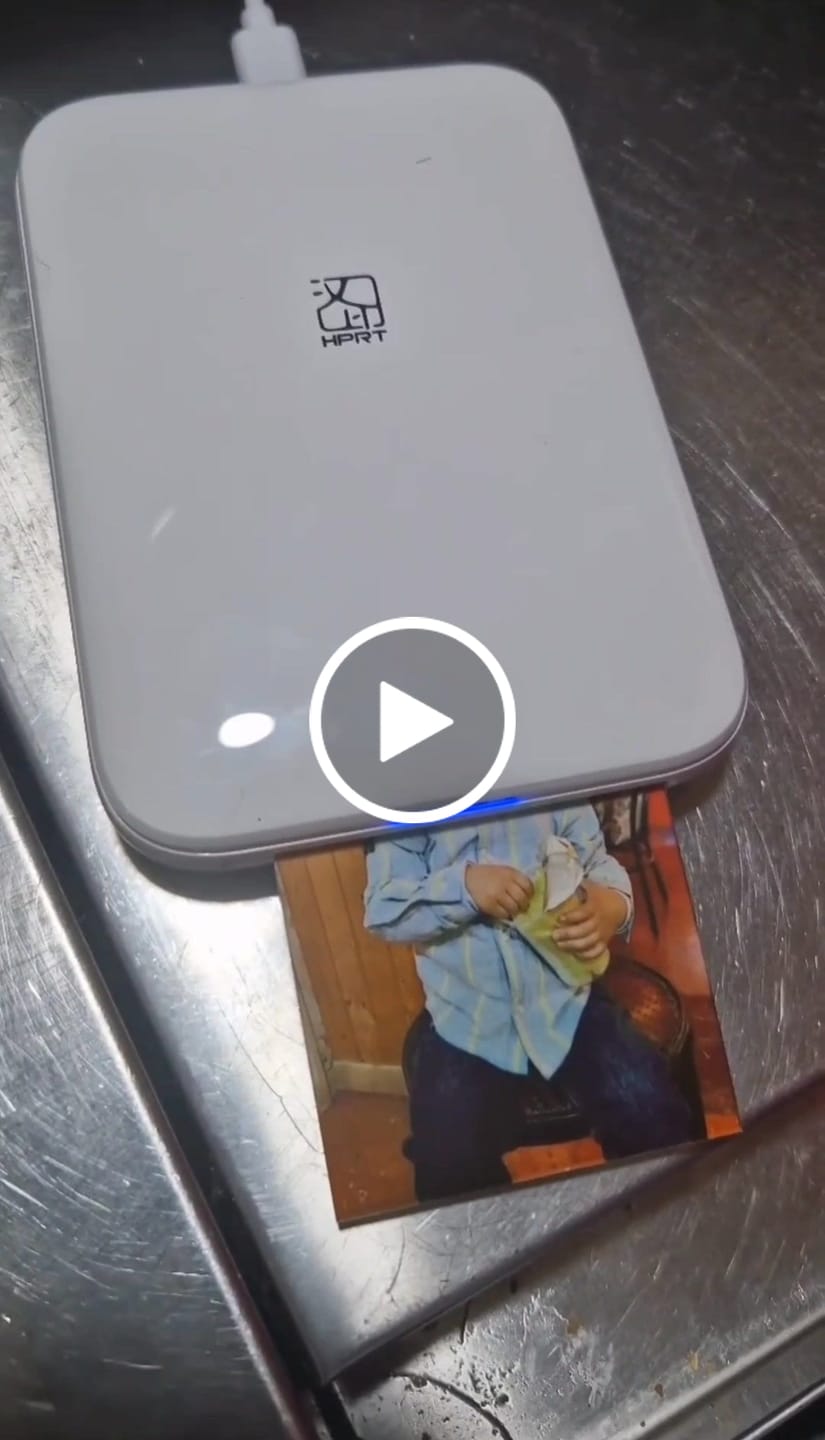 Customer video review of Tragbarer Farbfotodrucker