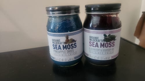 Customer photo review of Pineapple Skies Sea Moss Gel