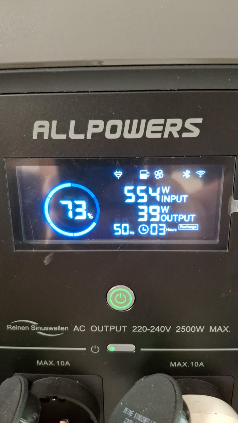 Customer photo review of ALLPOWERS B1000 Expansion Battery | 1152Wh