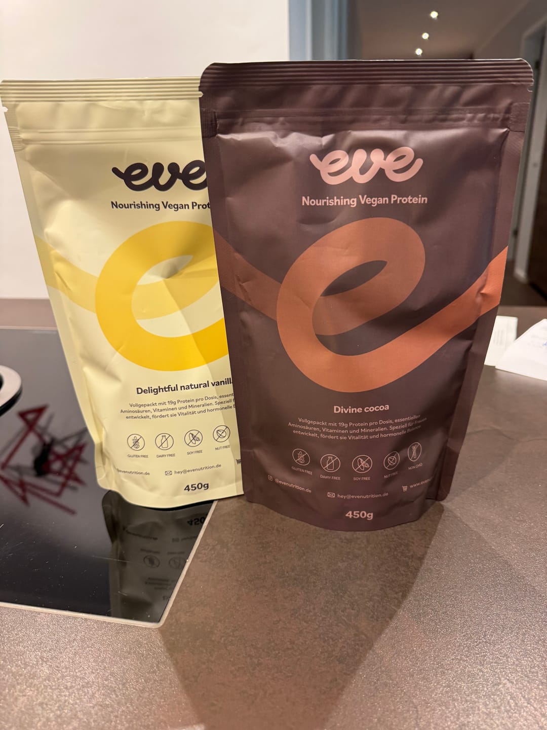 Customer photo review of Nourishing Vanilla Protein (vegan)