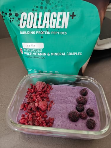Customer photo review of Collagen Peptide Protein Powder