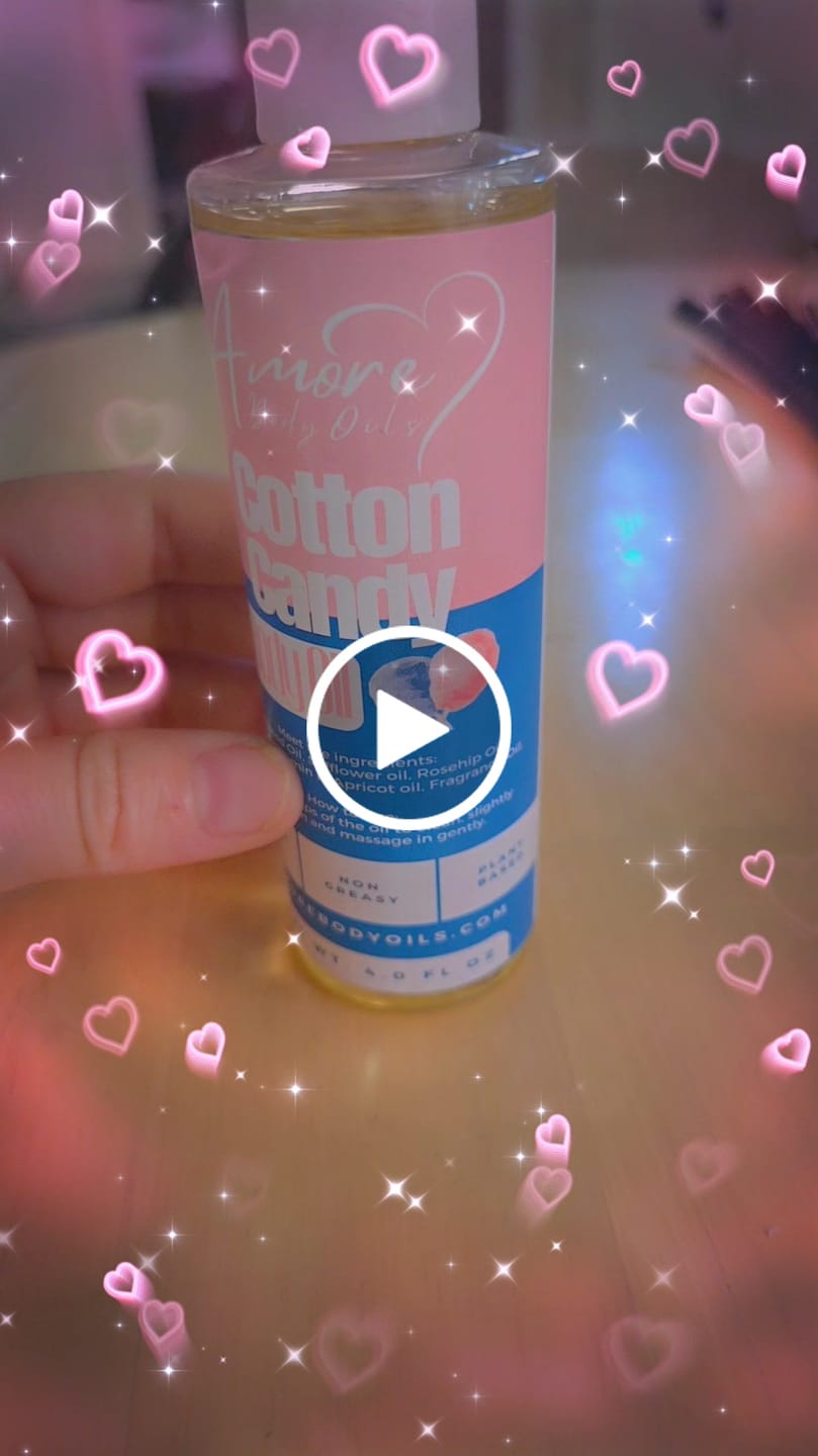 Customer video review of Cotton Candy - Body Oil