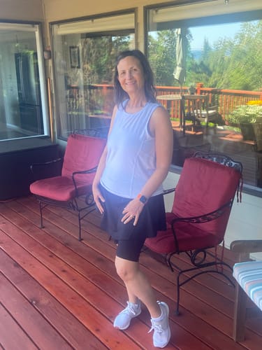 Customer photo review of 18" Aria Skort w/Pockets