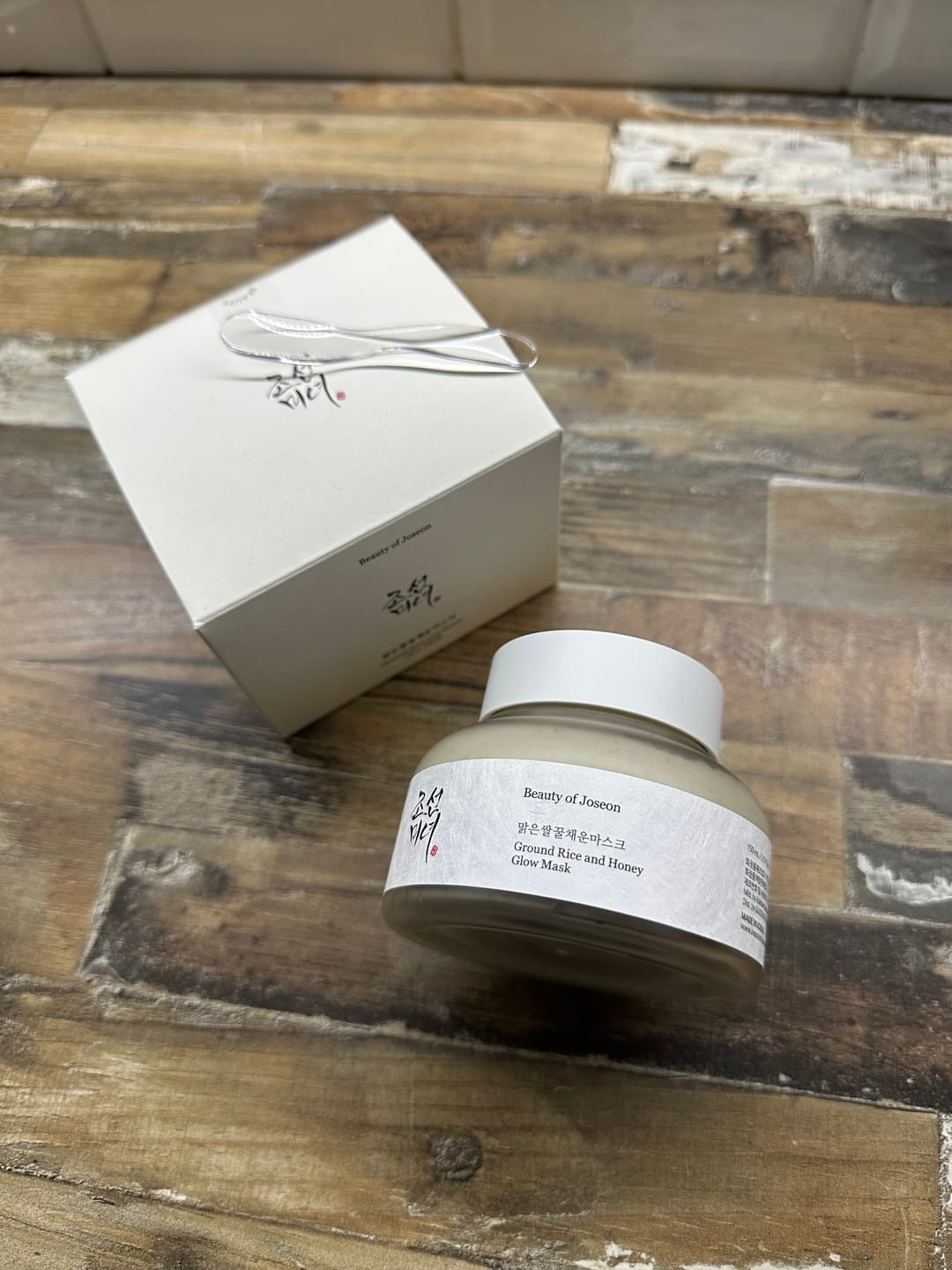 Customer photo review of Nomierinoša rīsa maska Beauty of Joseon Ground Rice and Honey Glow Mask