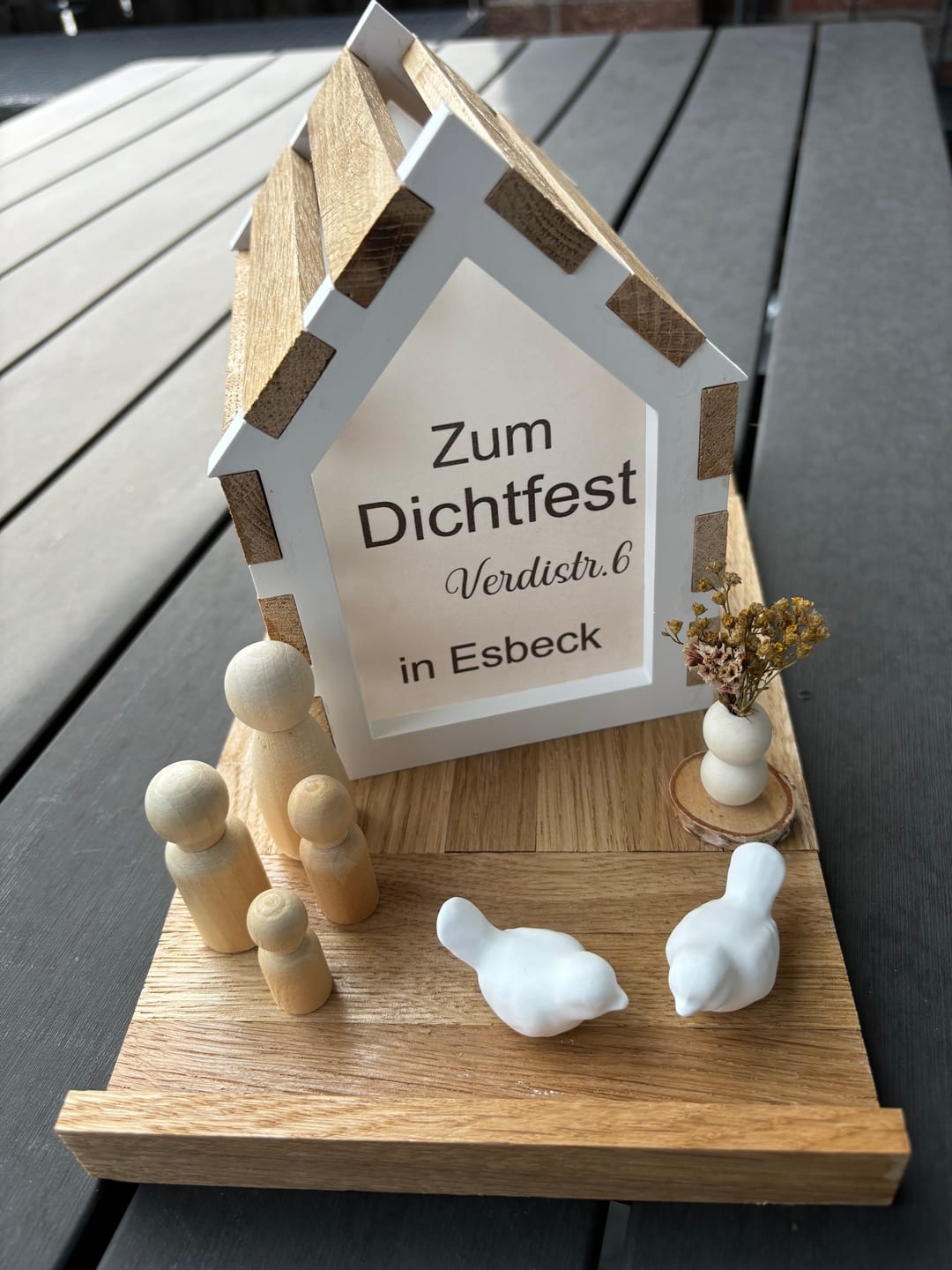 Customer photo review of Easy-Sticks Silikonform - 4-in-1 Haus & Häuserrahmen