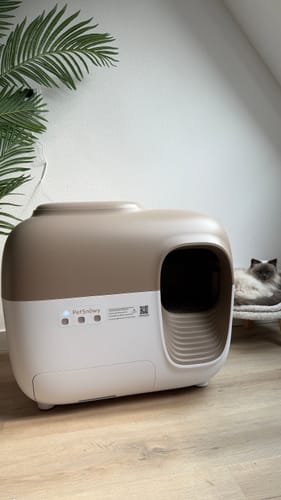 Customer photo review of Self-Cleaning Litter Box