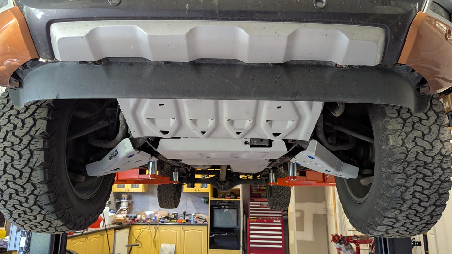 Customer photo review of Aluminium Transfer Case Bash Plate – Ford Ranger PX1/PX2/PX3 (2012–2022) / Mazda BT-50 (2011–2020)
