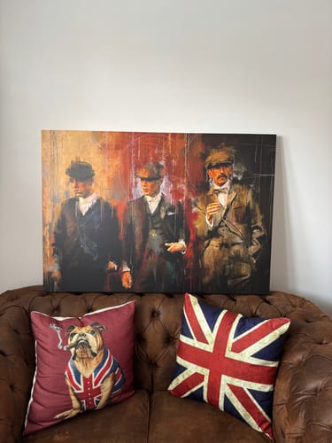 Customer photo review of PEAKY BLINDERS EDITION CANVAS