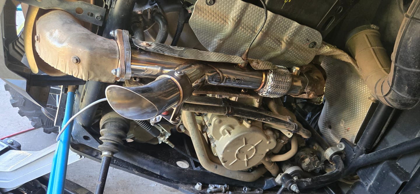 Customer photo review of RPM RZR XPT Turbo Pro XP Pro S & Turbo R 2.5" Captains Choice Electric Side Dump E-Valve Exhaust