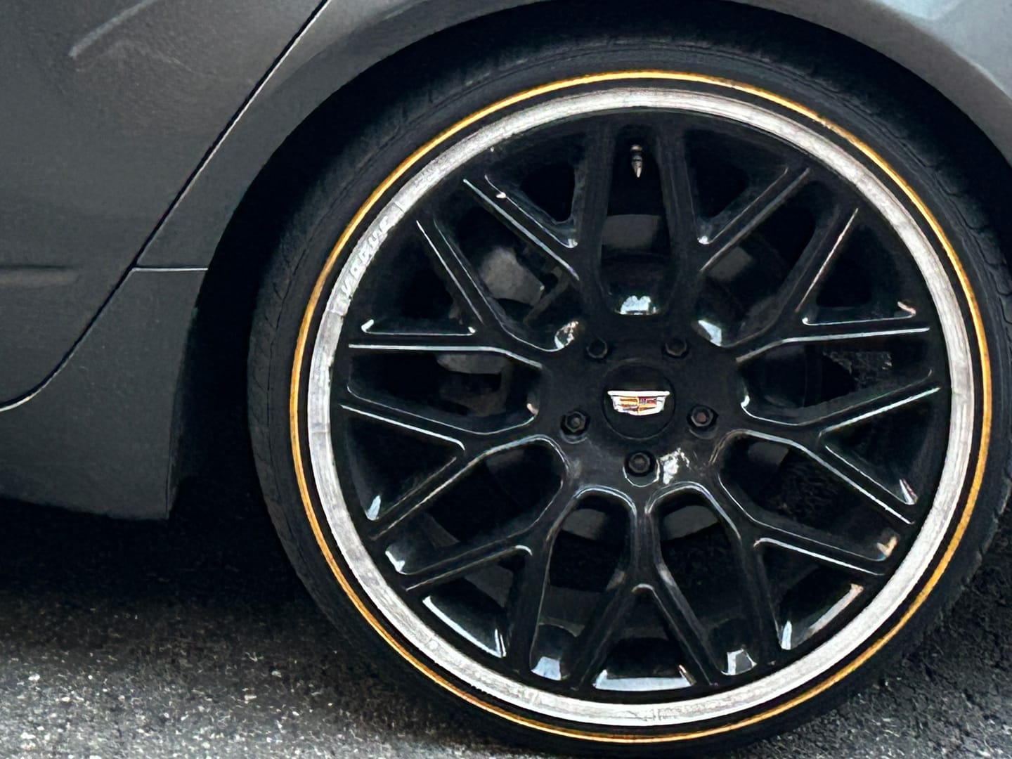 Customer photo review of Spiked Valve Stem Caps