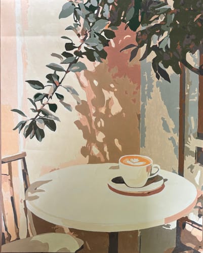 Customer photo review of Malen nach Zahlen - Morgenkaffee