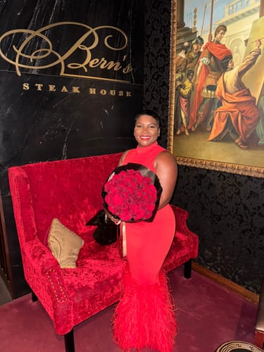 Customer photo review of Red Rose Bouquet